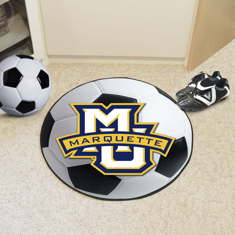 Marquette Golden Eagles Soccer Ball Mat 27" diameter 