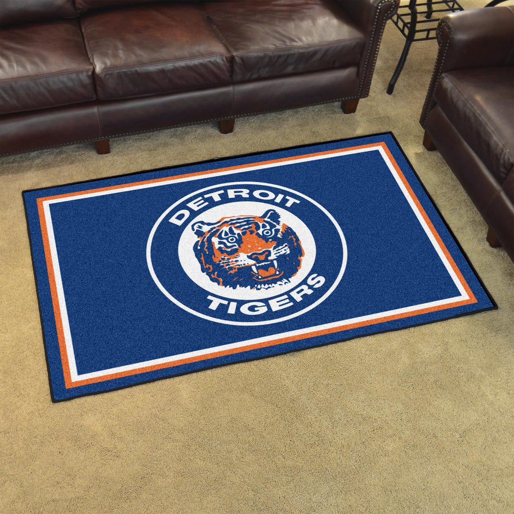 Detroit Tigers Retro Collection 1964 4x6 Rug 