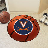 Virginia Cavaliers Basketball Mat 27" diameter 