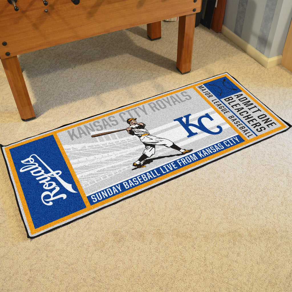 Kansas City Royals Retro Collection 1969 Ticket Runner 