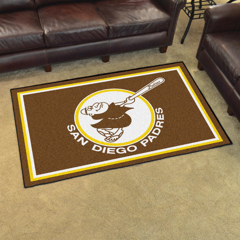 San Diego Padres Retro Collection 1969 4x6 Rug 
