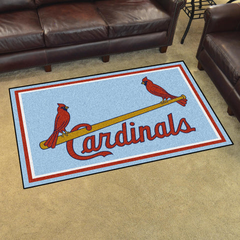 St. Louis Cardinals Retro Collection 1976 4x6 Rug 