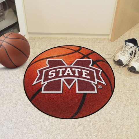 Mississippi State Bulldogs Basketball Mat 27" diameter 