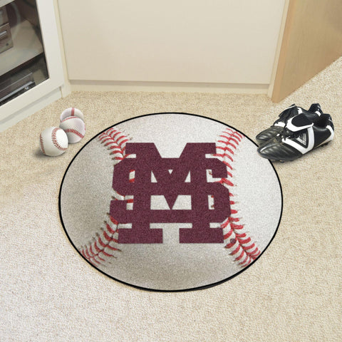 Mississippi State Bulldogs Baseball Mat 27" diameter 