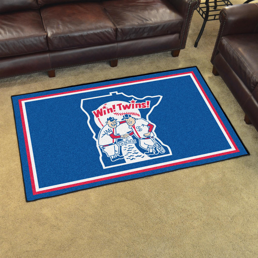 Minnesota Twins Retro Collection 1978 4x6 Rug 