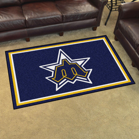Seattle Mariners Retro Collection 1981 4x6 Rug 