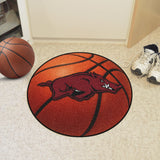 Arkansas Razorbacks Basketball Mat 27" diameter 