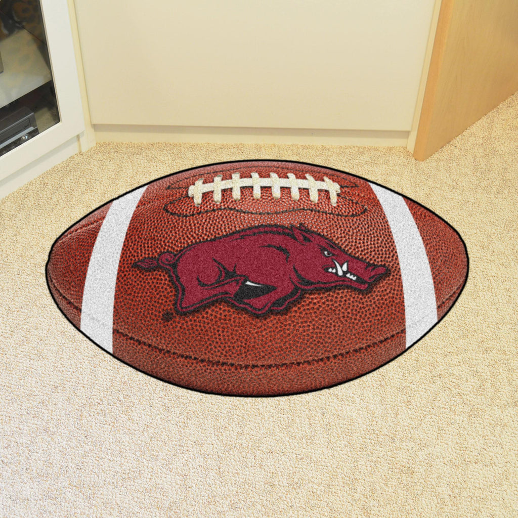 Arkansas Razorbacks Football Mat 20.5"x32.5" 