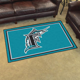 Miami Marlins Retro Collection 1993 4x6 Rug 