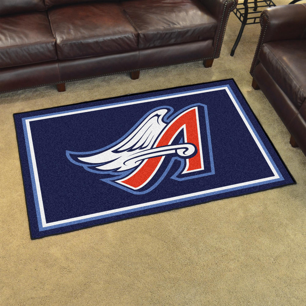 Los Angeles Angels Retro Collection 1997 4x6 Rug 