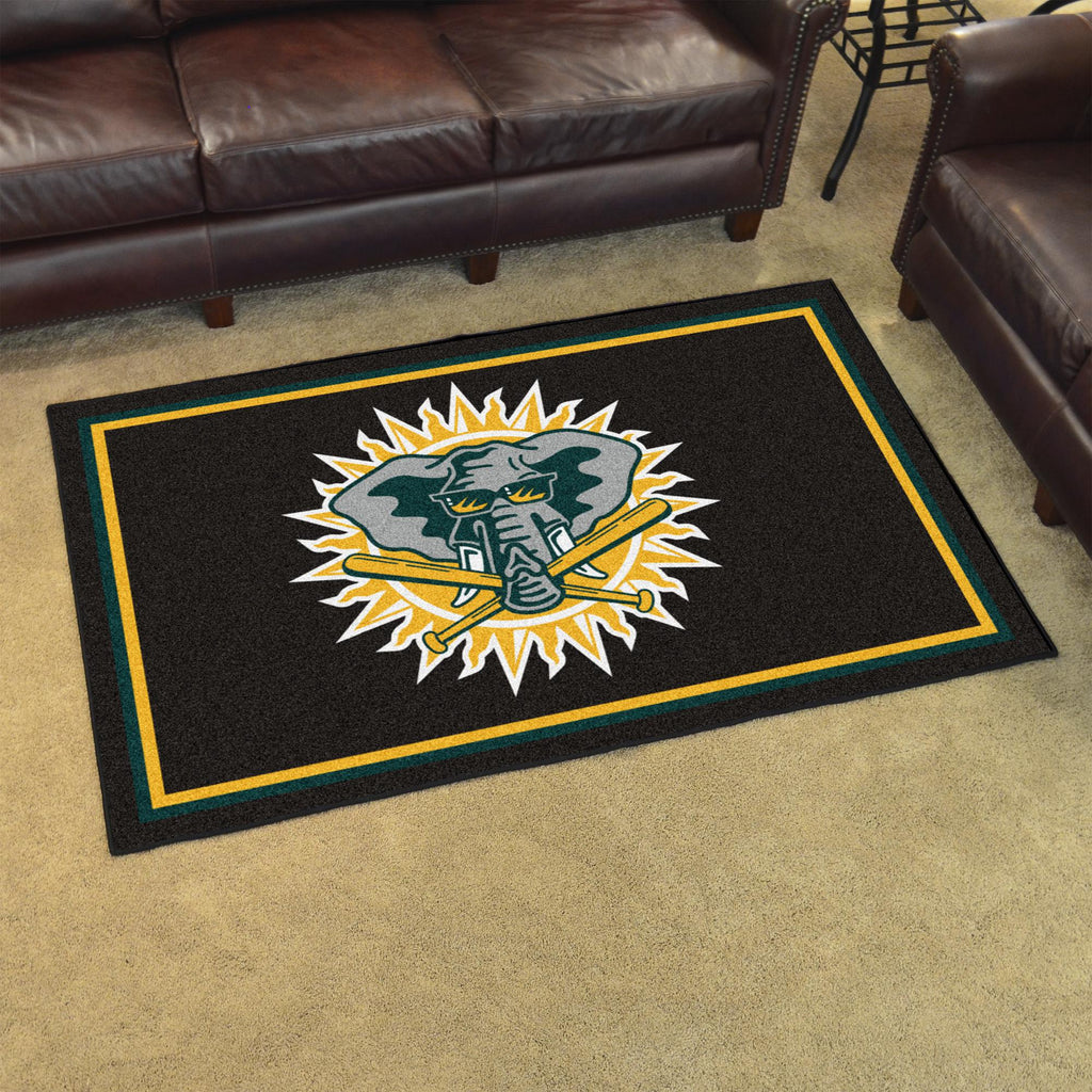 Oakland Athletics Retro Collection 2000 4x6 Rug 