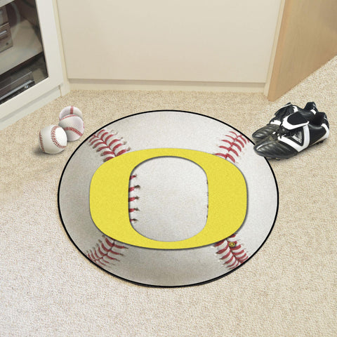Oregon Ducks Baseball Mat 27" diameter 