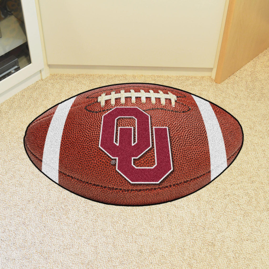 Oklahoma Sooners Football Mat 20.5"x32.5" 