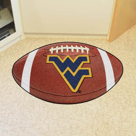 West Virginia Mountaineers Football Mat 20.5"x32.5" 