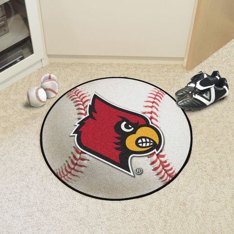 Louisville Cardinals Baseball Mat 27" diameter 