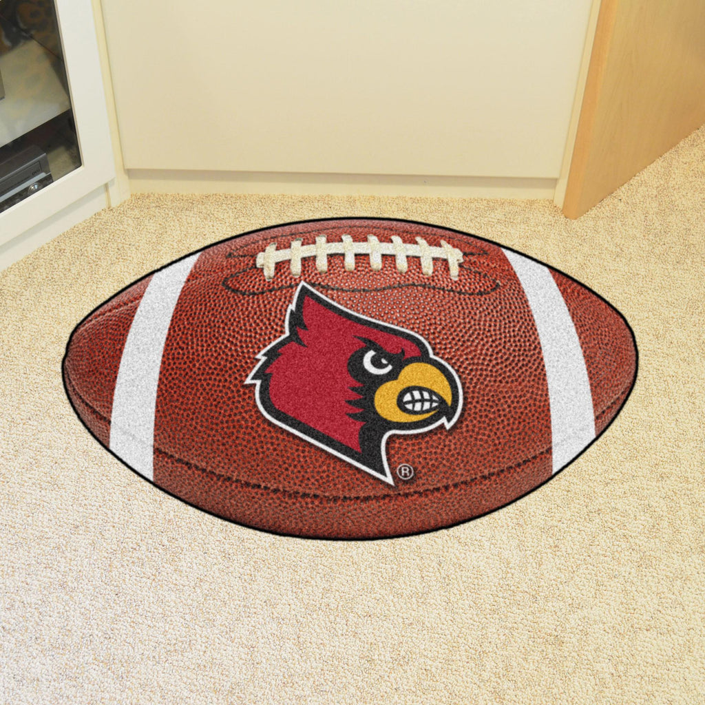 Louisville Cardinals Football Mat 20.5"x32.5" 