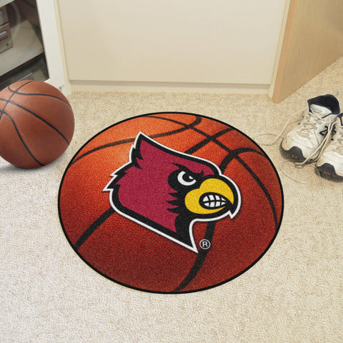 Louisville Cardinals Basketball Mat 27" diameter 