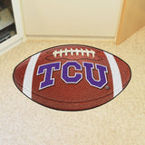 Texas Christian Horned Frogs Football Mat 20.5"x32.5" 