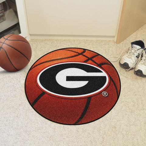 Georgia Bulldogs Basketball Mat 27" diameter