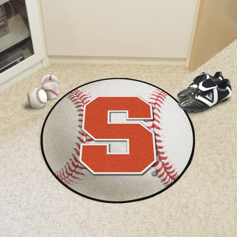 Syracuse Orangemen Baseball Mat 27" diameter 