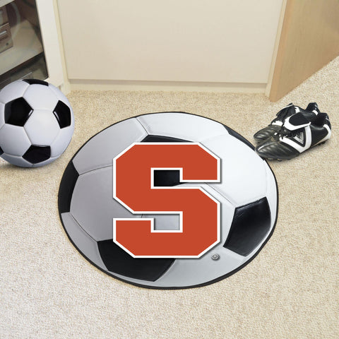 Syracuse Orangemen Soccer Ball Mat 27" diameter 