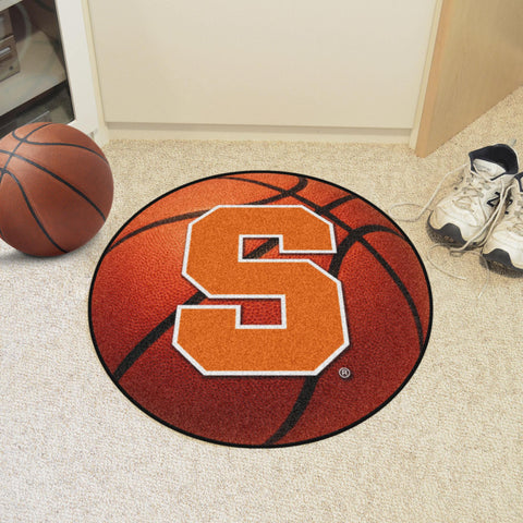 Syracuse Orangemen Basketball Mat 27" diameter 