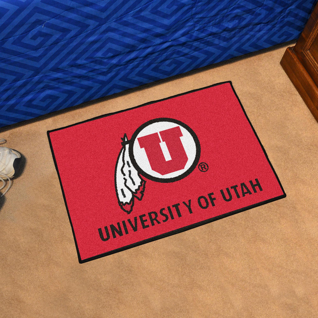 Utah Utes Starter Mat 19"x30" 