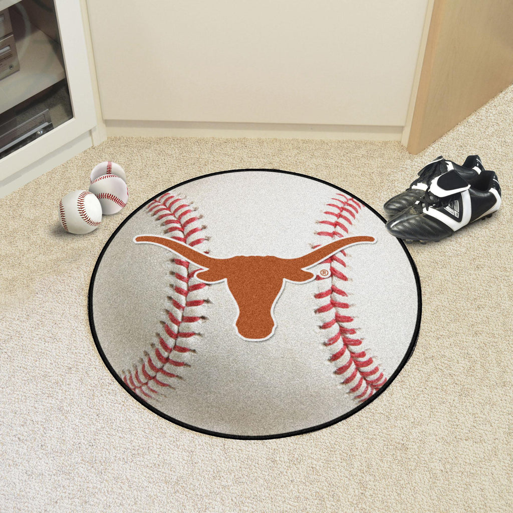 Texas Longhorns Baseball Mat 27" diameter 