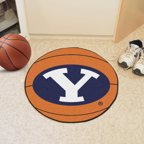 BYU Basketball Mat 27" diameter