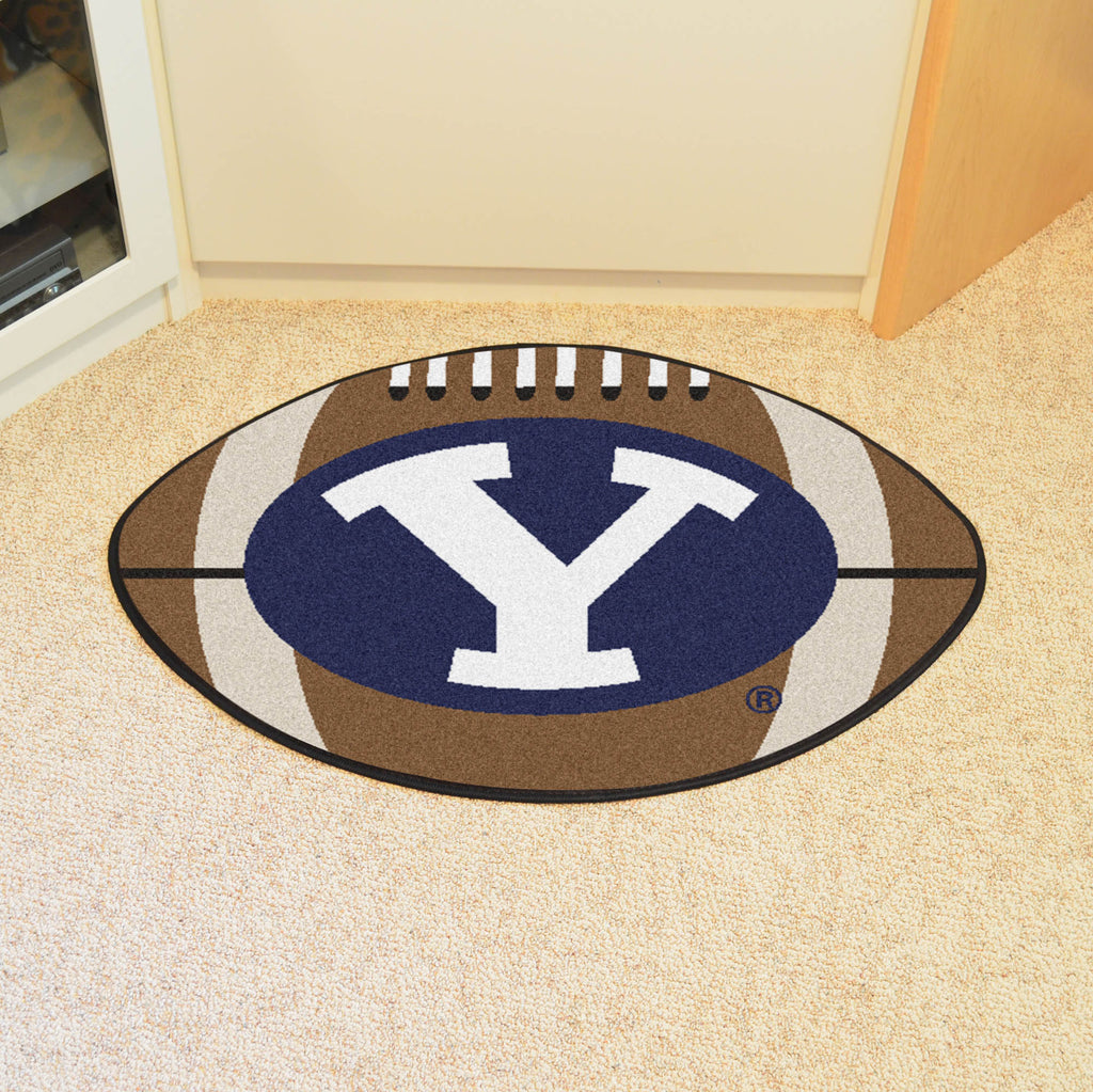 BYU Football Rug 20.5"x32.5"