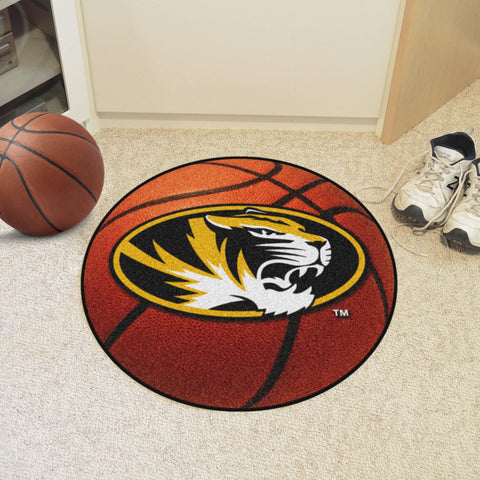 Missouri Tigers Basketball Mat 27" diameter 