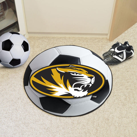 Missouri Tigers Soccer Ball Mat 27" diameter 