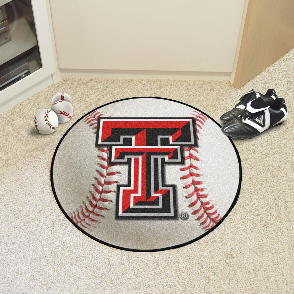 Texas Tech Red Raiders Baseball Mat 27" diameter 