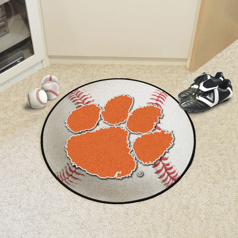 Clemson Tigers Baseball Mat 27" diameter 