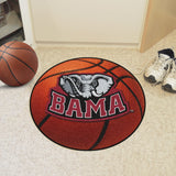 Alabama Crimson Tide Basketball Mat 27" diameter