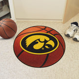 Iowa Hawkeyes Basketball Mat 27" diameter 