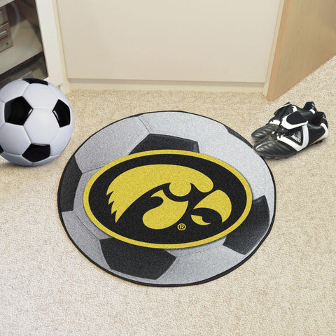 Iowa Hawkeyes Soccer Ball Mat 27" diameter 