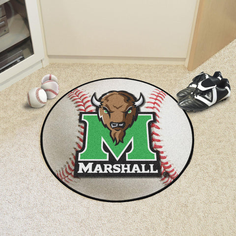 Marshall Thundering Herd Baseball Mat 27" diameter 