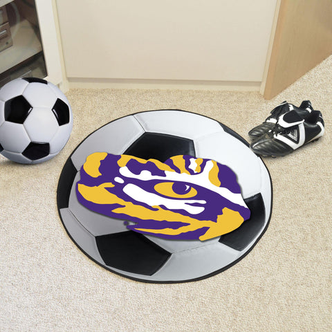 LSU Tigers Soccer Ball Mat 27" diameter 