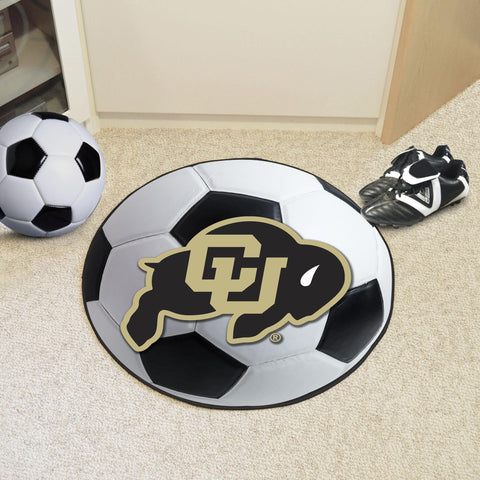 Colorado Buffaloes Soccer Ball Mat 27" diameter 