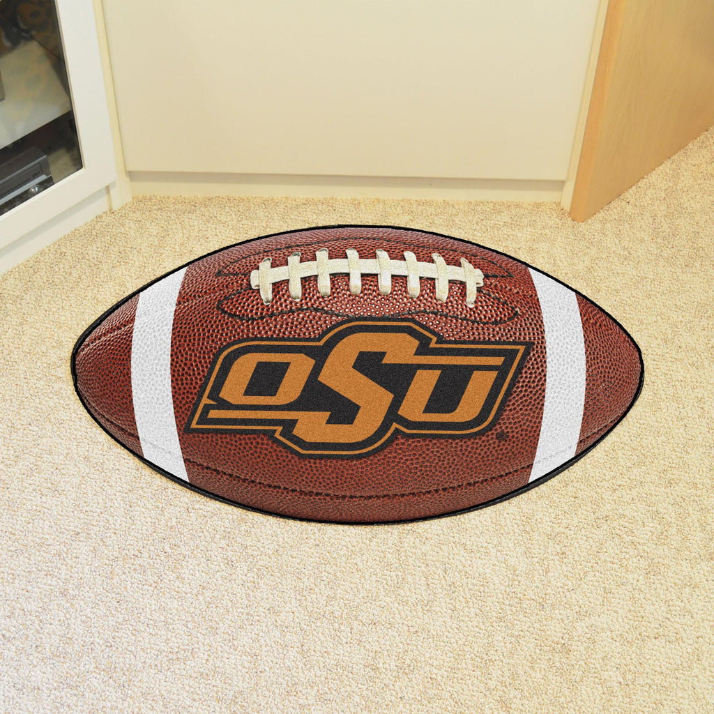 Oklahoma State Cowboys Football Mat 20.5"x32.5" 