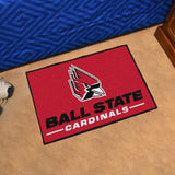 Ball State Cardinals Starter Mat 19"x30" 
