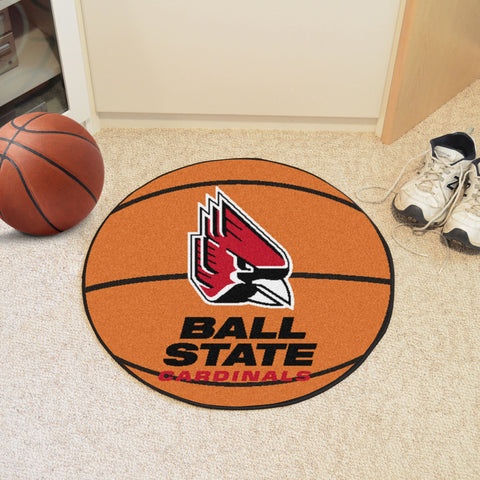 Ball State Basketball Mat 27" diameter