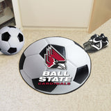 Ball State Cardinals Soccer Ball Mat 27" diameter 