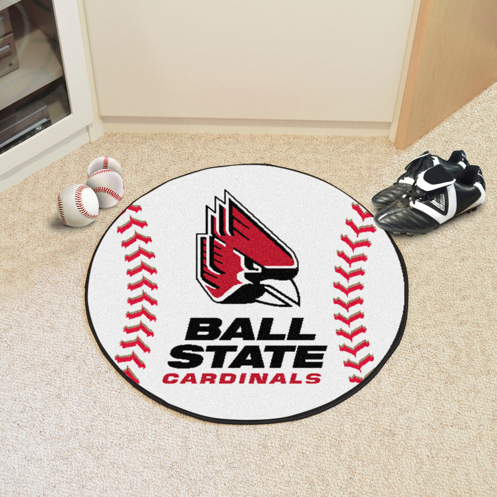 Ball State Baseball Mat 27" diameter