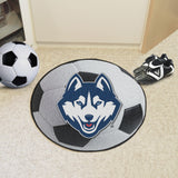 Connecticut Huskies Soccer Ball Mat 27" diameter 