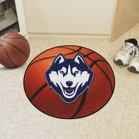 Connecticut Huskies Basketball Mat 27" diameter 
