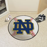 Notre Dame Fighting Irish Baseball Mat 27" diameter