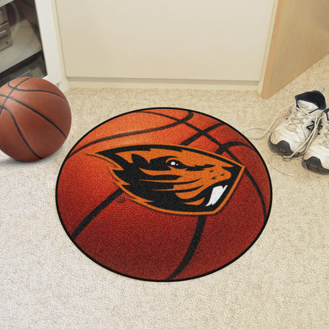 Oregon State Beavers Basketball Mat 27" diameter 