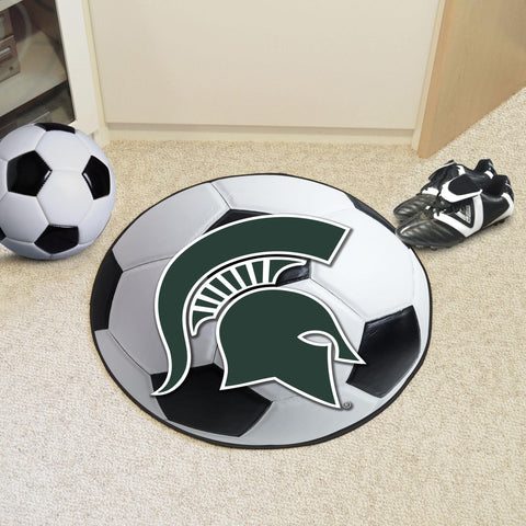 Michigan State Spartans Soccer Ball Mat 27" diameter 